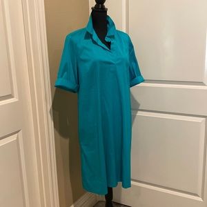 Chico’s A-line popover dress - teal